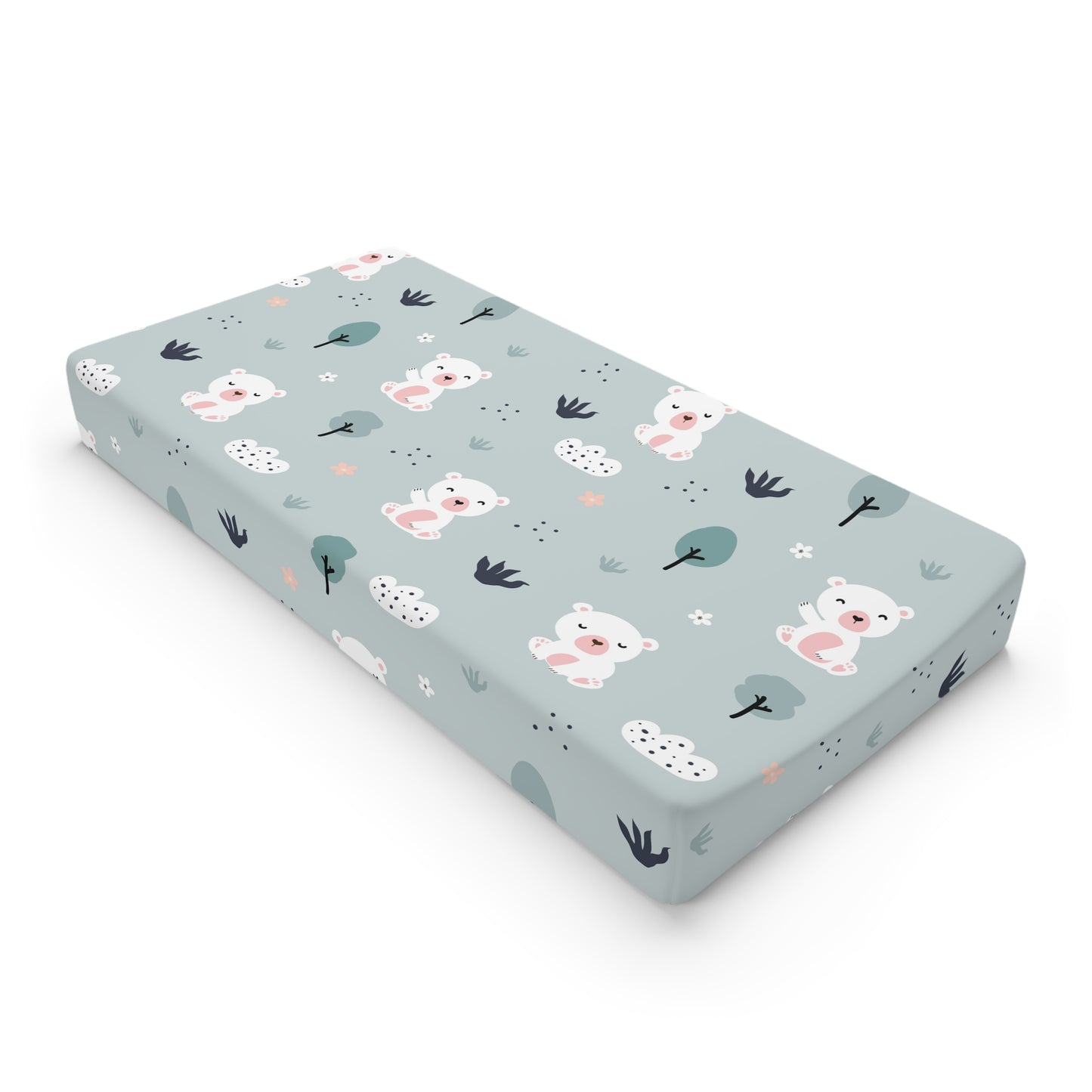 Whimsical Bear Baby Changing Pad Cover