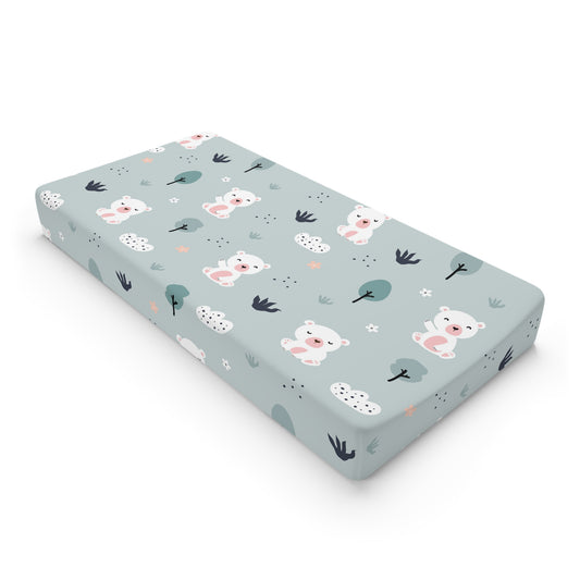 Whimsical Bear Baby Changing Pad Cover