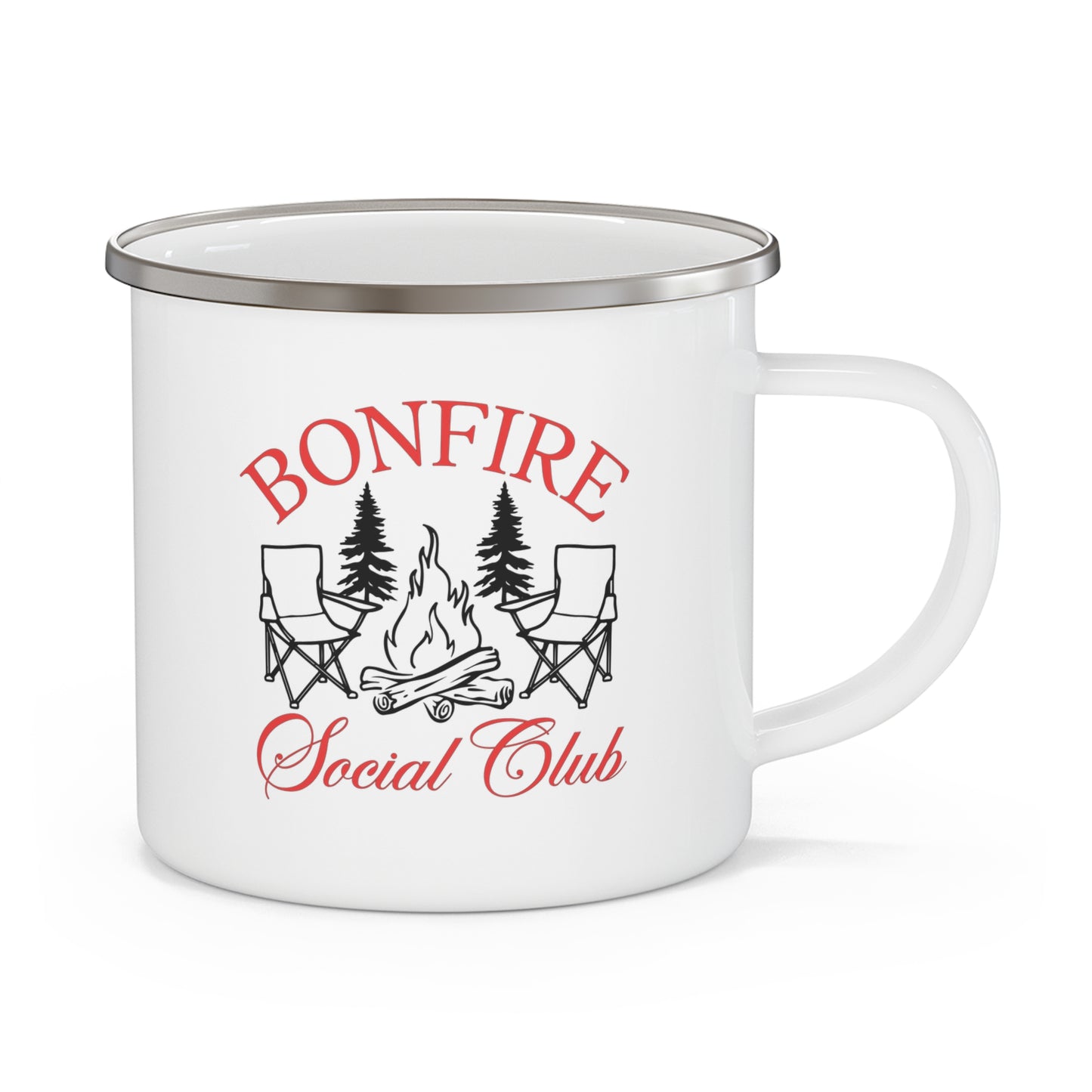 Bonfire Social Club Enamel Camping Mug