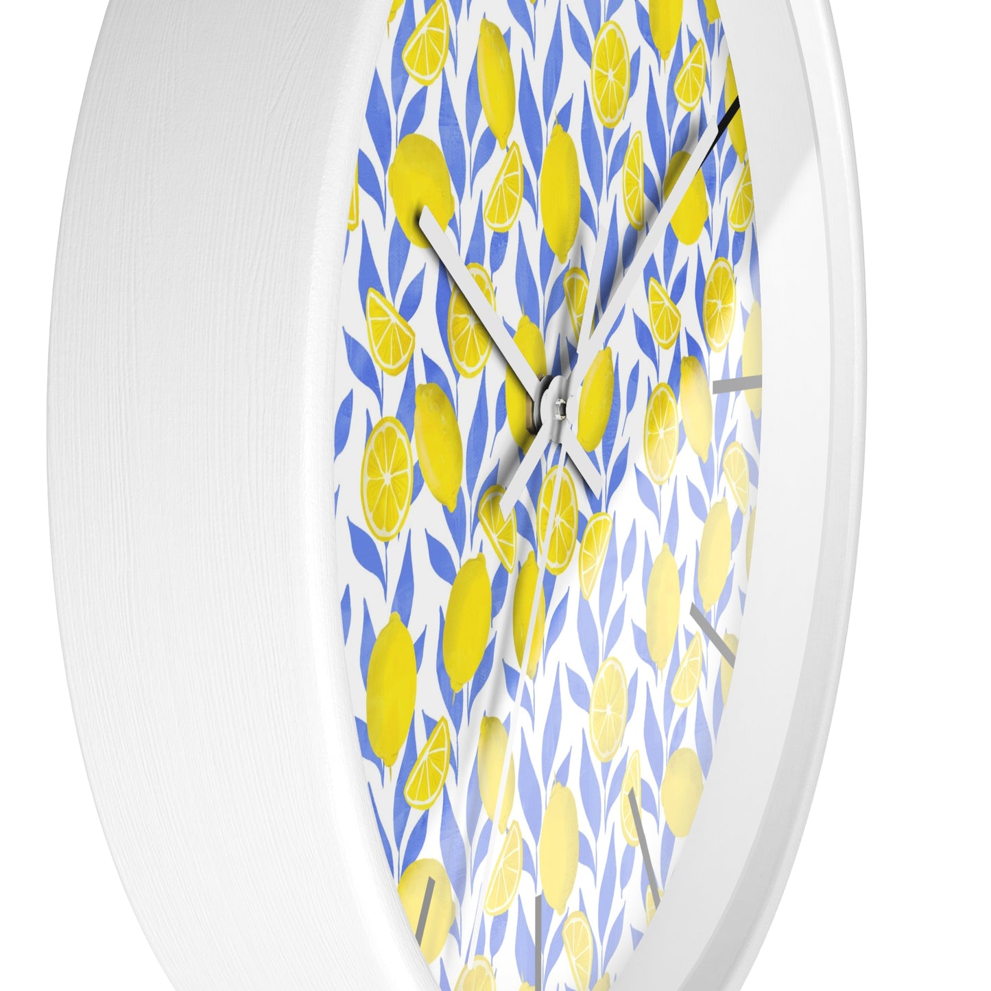 Lemon Print Wall Clock