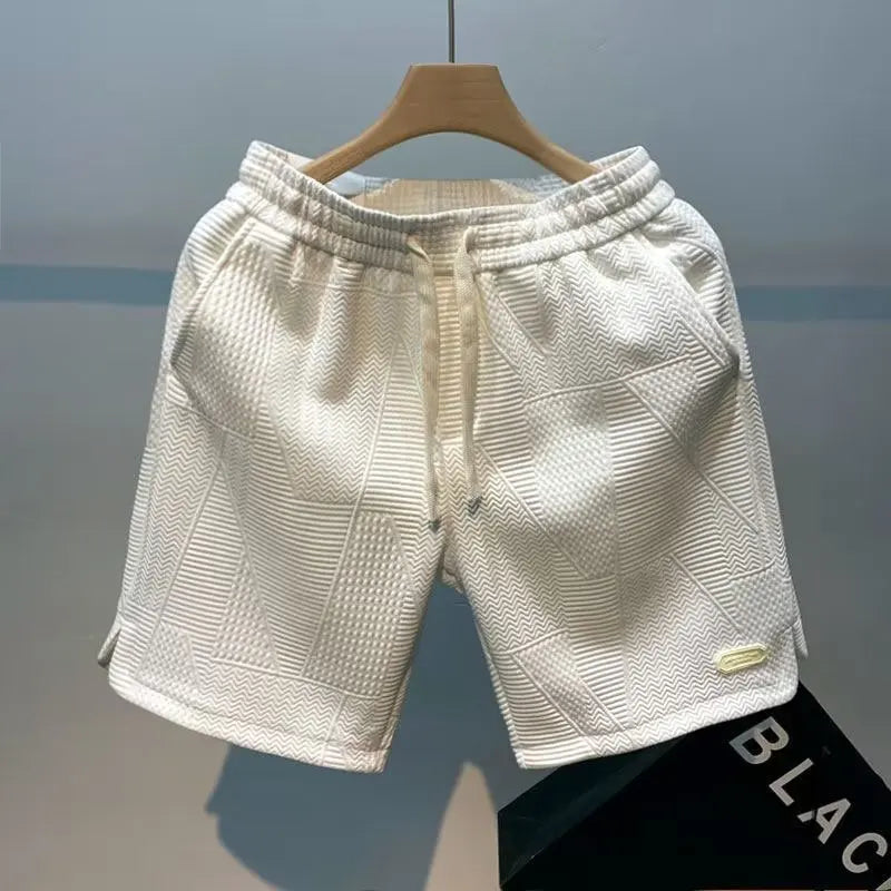 Men's Shorts New Summer Wear Fashion Brand Split Five Quarter Pants