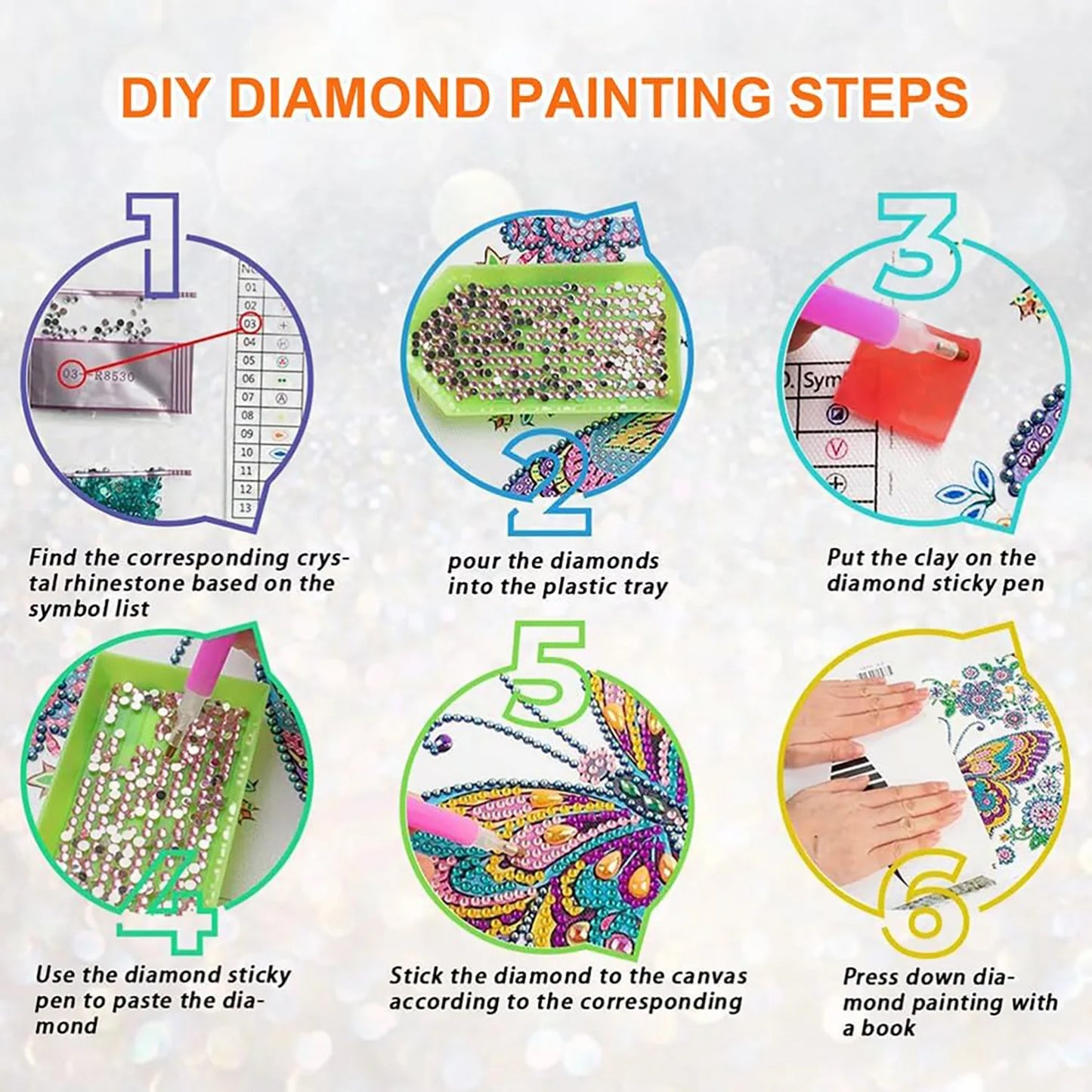 GATYZTORY DIY Mandala 5D Special Shape Diamond Art Kits for Beginners,Diamond Art Painting Kits for Home Wall Decoration Gift