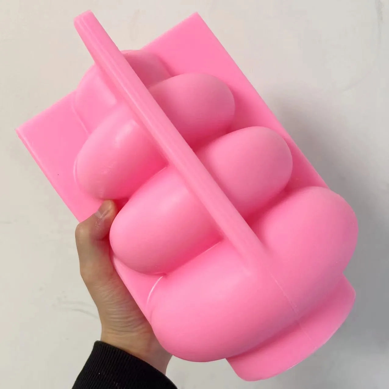 DIY Pebble Vase Resin Silicone Mold Stacking Geometry Pebble Vase Concrete Cement Gypsum Silicone Mold Home Decor