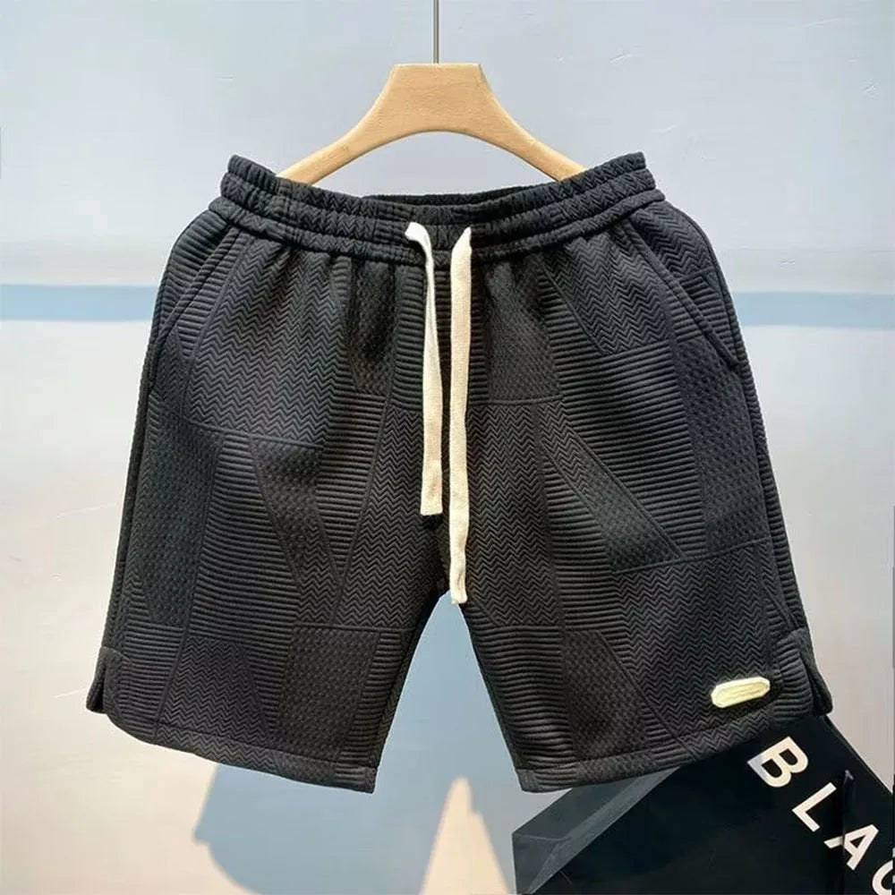 Men's Shorts New Summer Wear Fashion Brand Split Five Quarter Pants