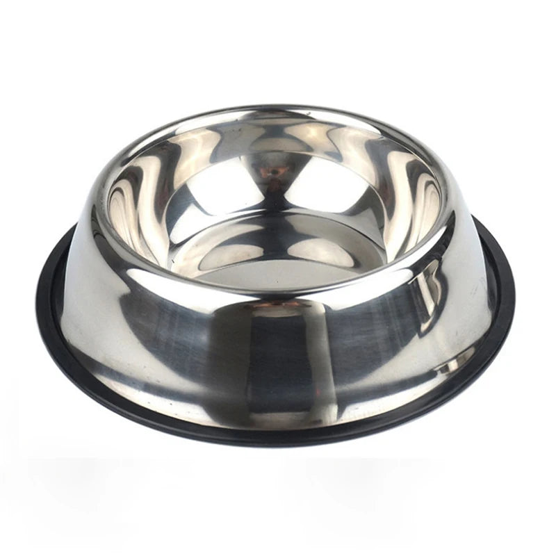 Custom Stainless Steel Pet Dog Bowl Feeder Skidproof Anti-ant Shape Cat Dog Bowls Food Accessories Pet Supplies