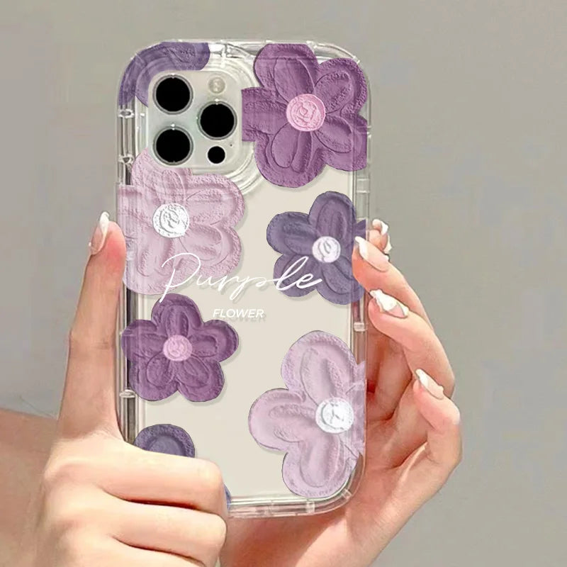 For Samsung Galaxy A54 Flowers Case Samsung A56 A55 A52S A 54 A53 5G A35 A36 A34 A14 A33 A32 A15 A13 A12 A24 A71 A26 Cases Cover