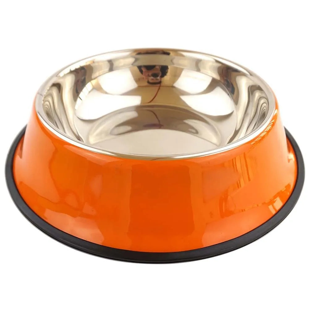 Custom Stainless Steel Pet Dog Bowl Feeder Skidproof Anti-ant Shape Cat Dog Bowls Food Accessories Pet Supplies