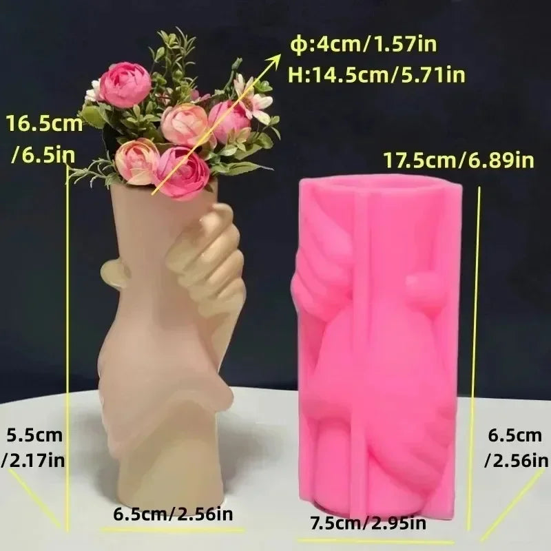 DIY Dance Cloth Shoes Shaped Vase Epoxy Resin Silicone Mold Ballet Foot Vase Concrete Cement Mold Home Decor Vase Gypsum Mold