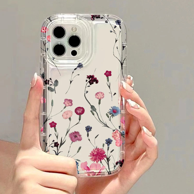For Samsung Galaxy A54 Flowers Case Samsung A56 A55 A52S A 54 A53 5G A35 A36 A34 A14 A33 A32 A15 A13 A12 A24 A71 A26 Cases Cover