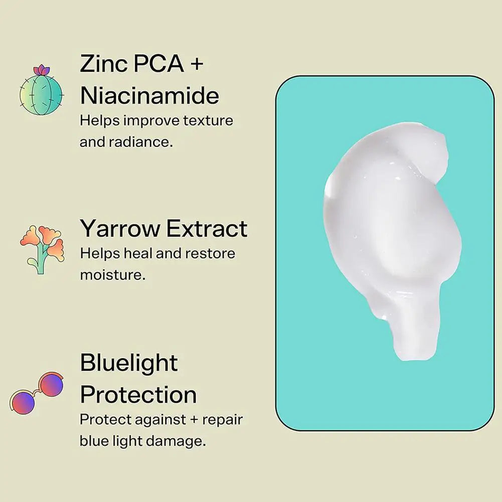 Moisturizing Facial Cream Creamy Texture Vitamin E Aloe Vera Gel Repairing Nourishing Dry Skin Hydrating Moisturizer Skin Care