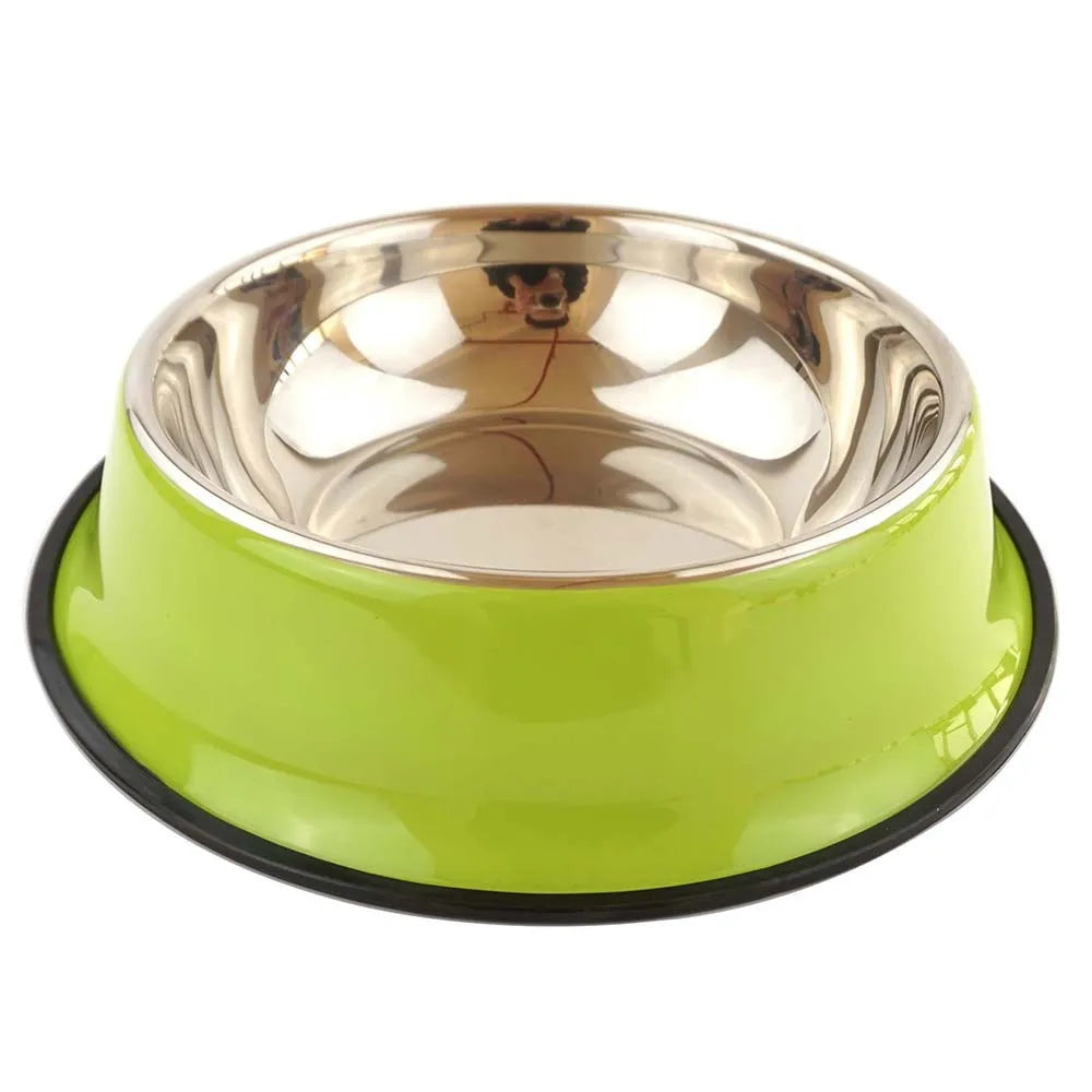 Custom Stainless Steel Pet Dog Bowl Feeder Skidproof Anti-ant Shape Cat Dog Bowls Food Accessories Pet Supplies