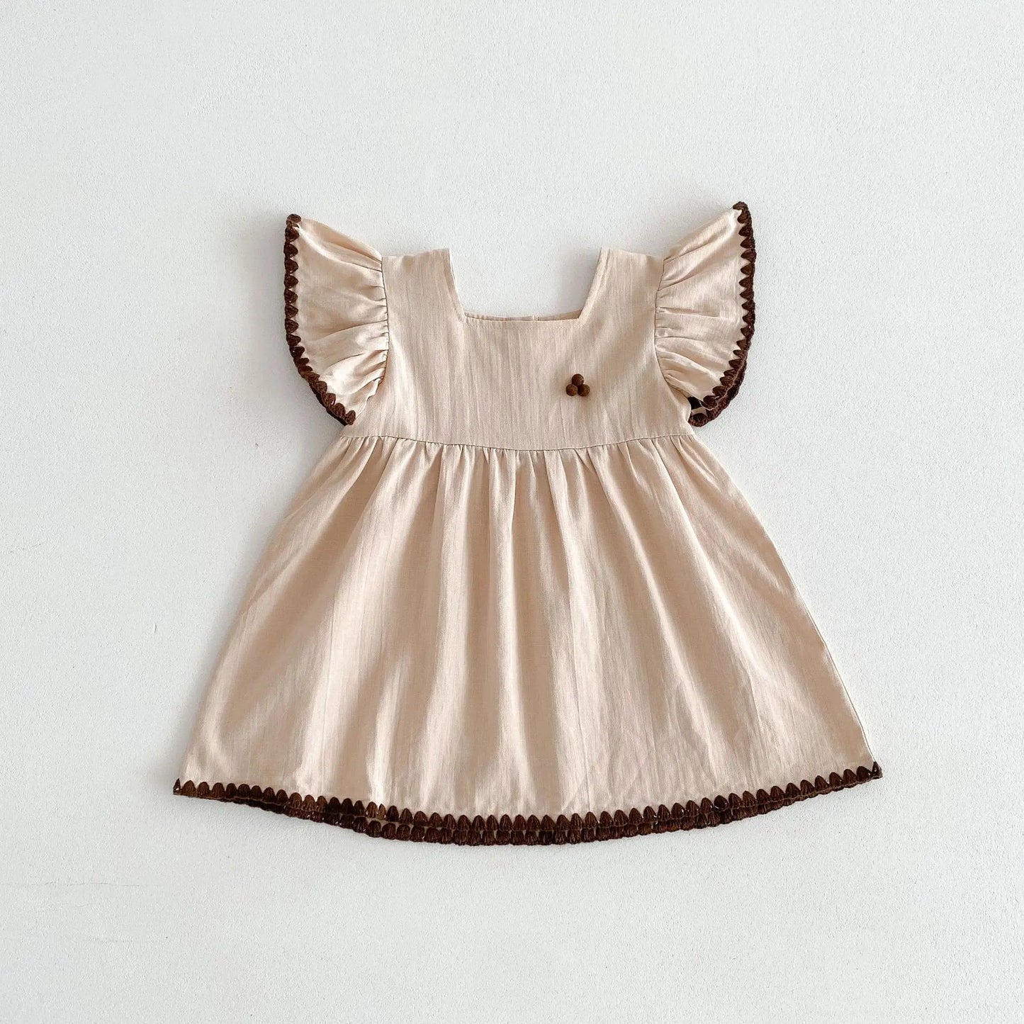 Summer Newborn Infant Baby Girls Romper Muslin Dresses Sister dress Rompers Kids Onepiece Fashion Baby Clothing