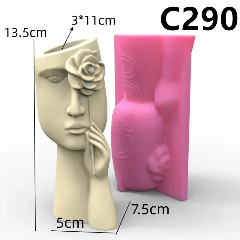DIY Dance Cloth Shoes Shaped Vase Epoxy Resin Silicone Mold Ballet Foot Vase Concrete Cement Mold Home Decor Vase Gypsum Mold