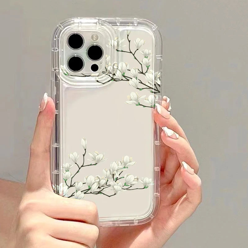 For Samsung Galaxy A54 Flowers Case Samsung A56 A55 A52S A 54 A53 5G A35 A36 A34 A14 A33 A32 A15 A13 A12 A24 A71 A26 Cases Cover