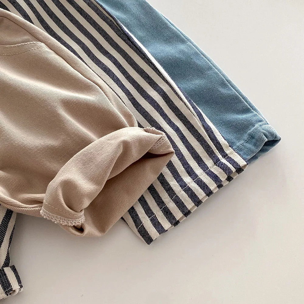 MILANCEL Solid Kids Pants for Boys and Girls Four Seasons Elastic Waist Casual Toddler Baby Trousers Clothes for 1-6 Years