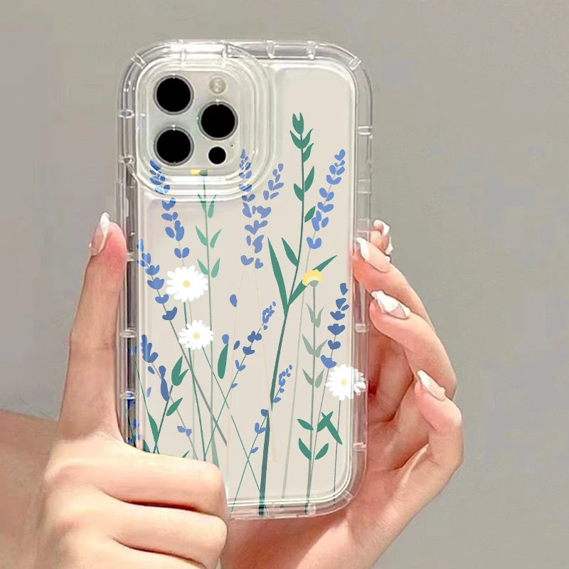 For Samsung Galaxy A54 Flowers Case Samsung A56 A55 A52S A 54 A53 5G A35 A36 A34 A14 A33 A32 A15 A13 A12 A24 A71 A26 Cases Cover