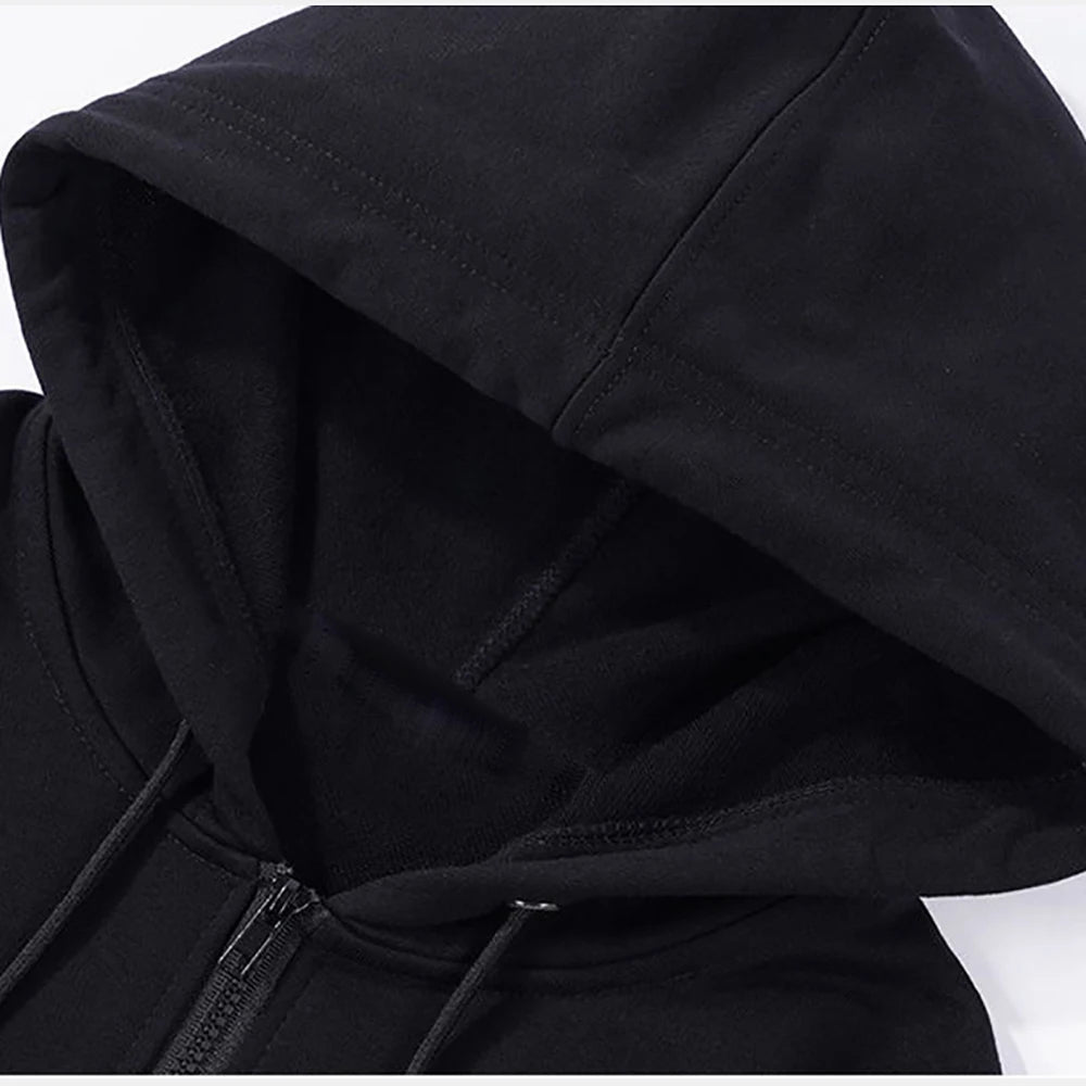 Zip Up Hoodies Hooded Sweatshirts Men's Hoodie Cardigan Classic Men Clothing