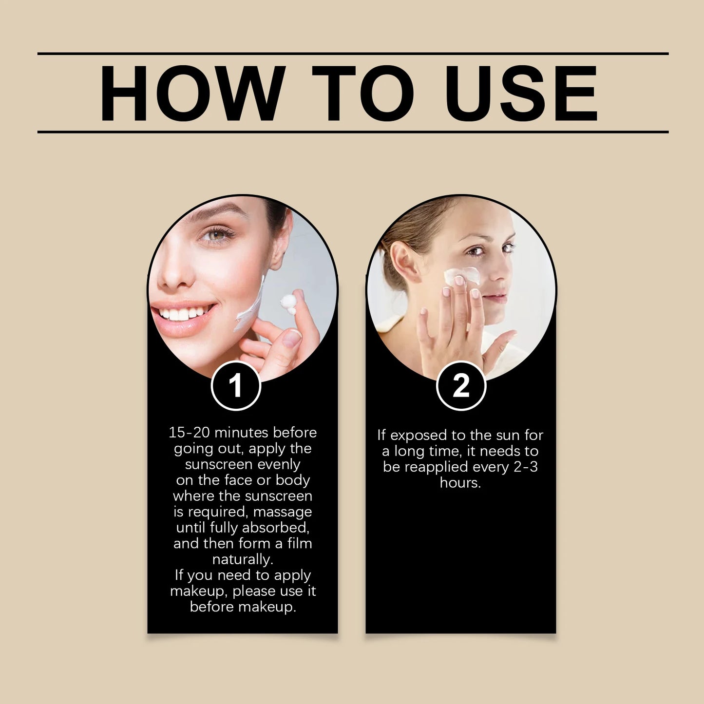 Sunscreen Cream for Face and Body Spf 50+ UV Protective Sun Block Isolation Anti Oxidant Waterproof Moisturizing Skin Sunblock