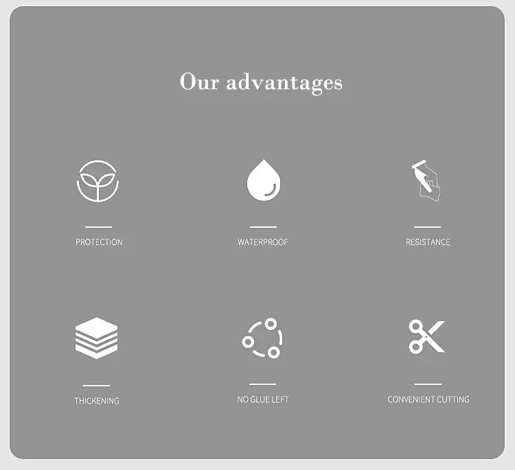 40cm Marble Self Adhesive Wallpaper Vinyl Contact paper PVC Waterproof Wall Stickers For Kitchen Decorative Film Home Decor