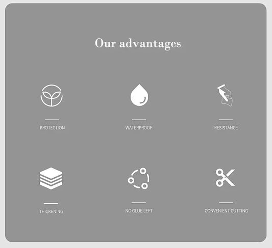 40cm Marble Self Adhesive Wallpaper Vinyl Contact paper PVC Waterproof Wall Stickers For Kitchen Decorative Film Home Decor