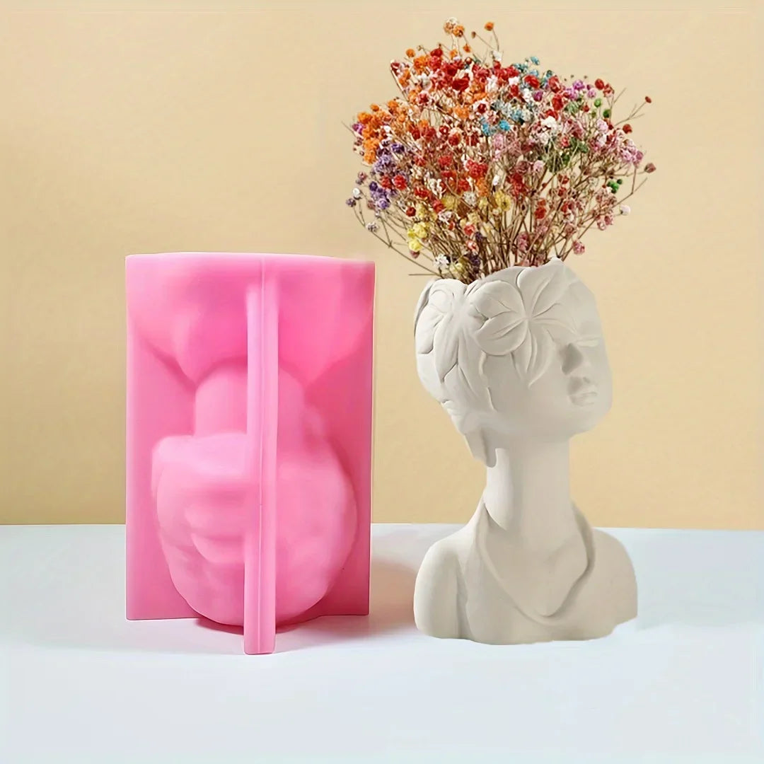 DIY Dance Cloth Shoes Shaped Vase Epoxy Resin Silicone Mold Ballet Foot Vase Concrete Cement Mold Home Decor Vase Gypsum Mold