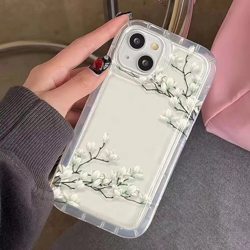 For Samsung Galaxy A54 Flowers Case Samsung A56 A55 A52S A 54 A53 5G A35 A36 A34 A14 A33 A32 A15 A13 A12 A24 A71 A26 Cases Cover