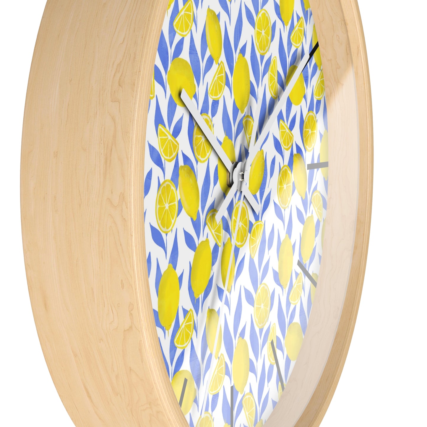 Lemon Print Wall Clock
