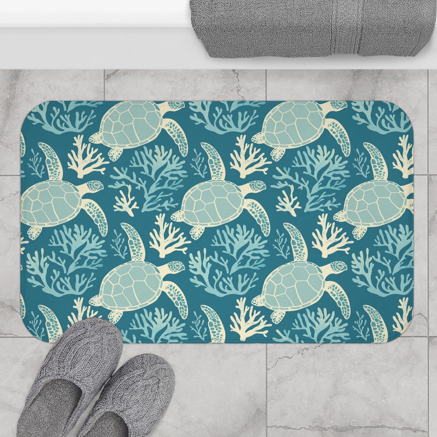 Sea Turtle Bath Mat