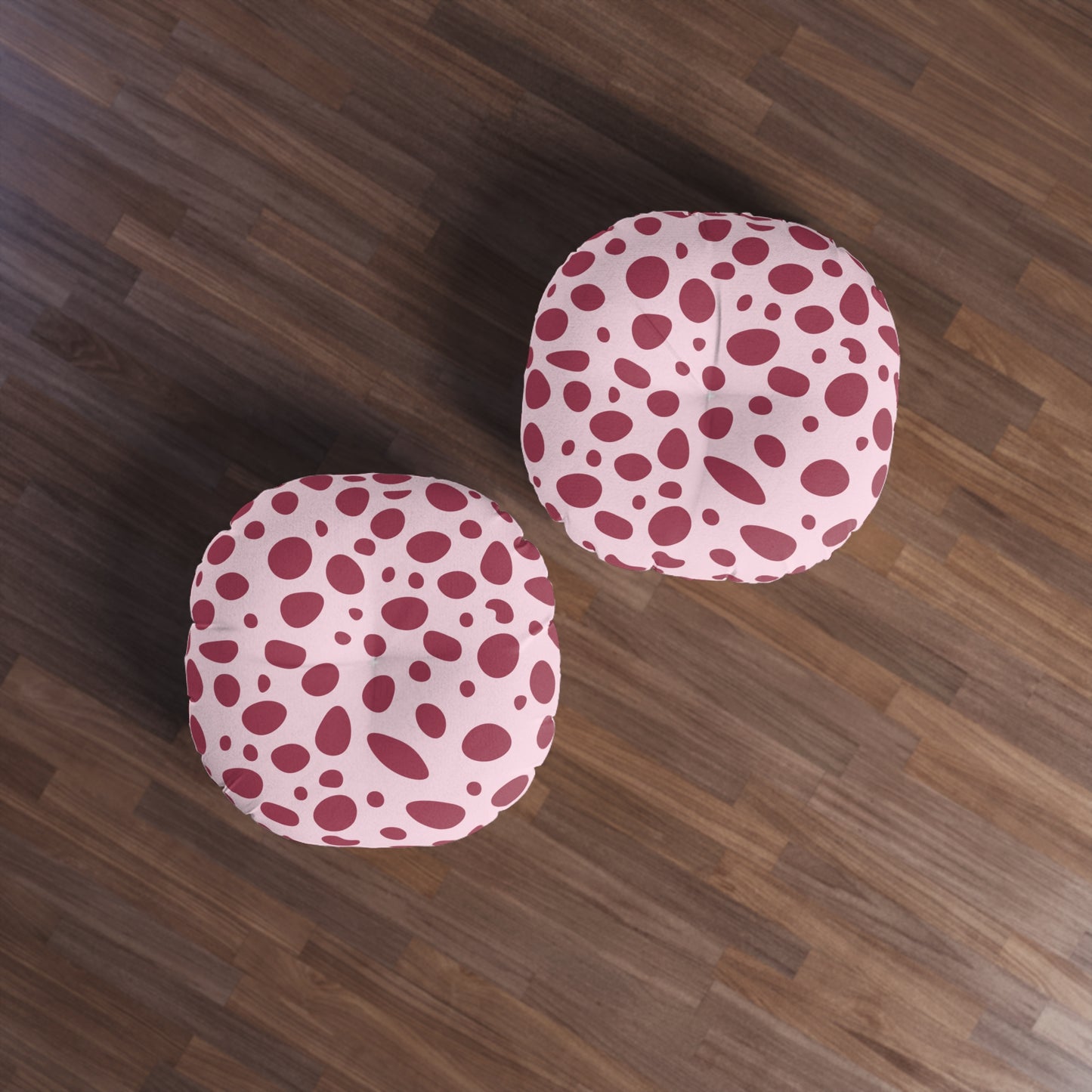 Pink Speckled Round Floor Pillow