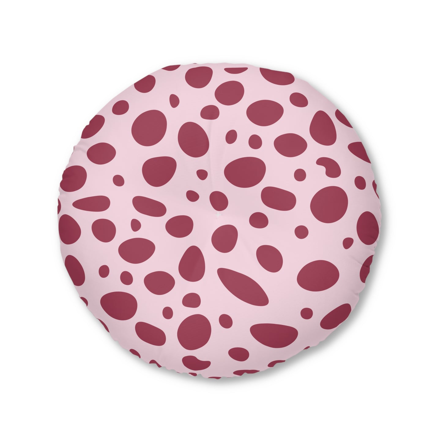 Pink Speckled Round Floor Pillow