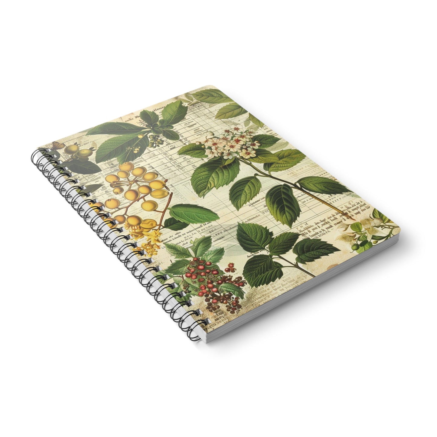 Botanical A5 Wirobound Notebook