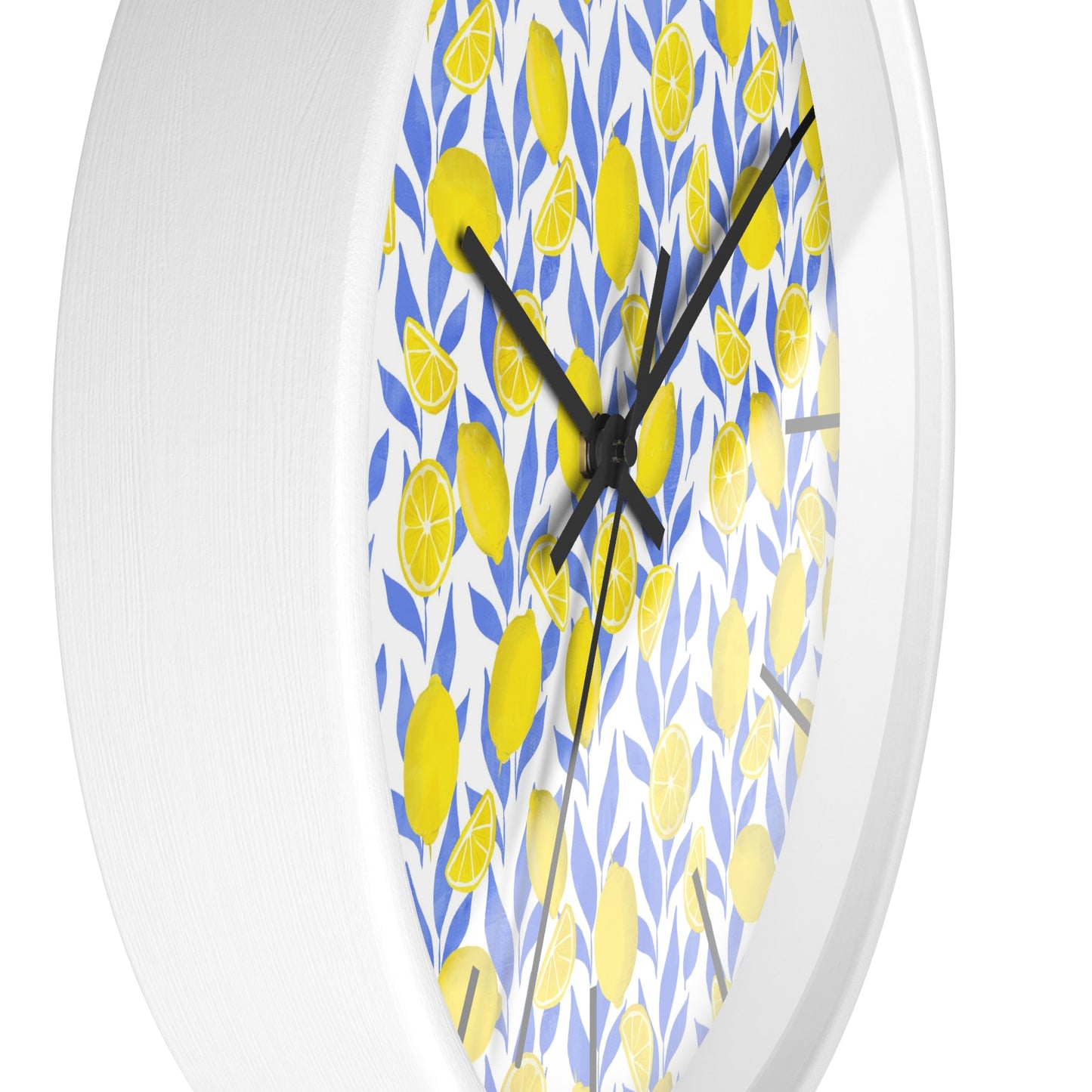 Lemon Print Wall Clock