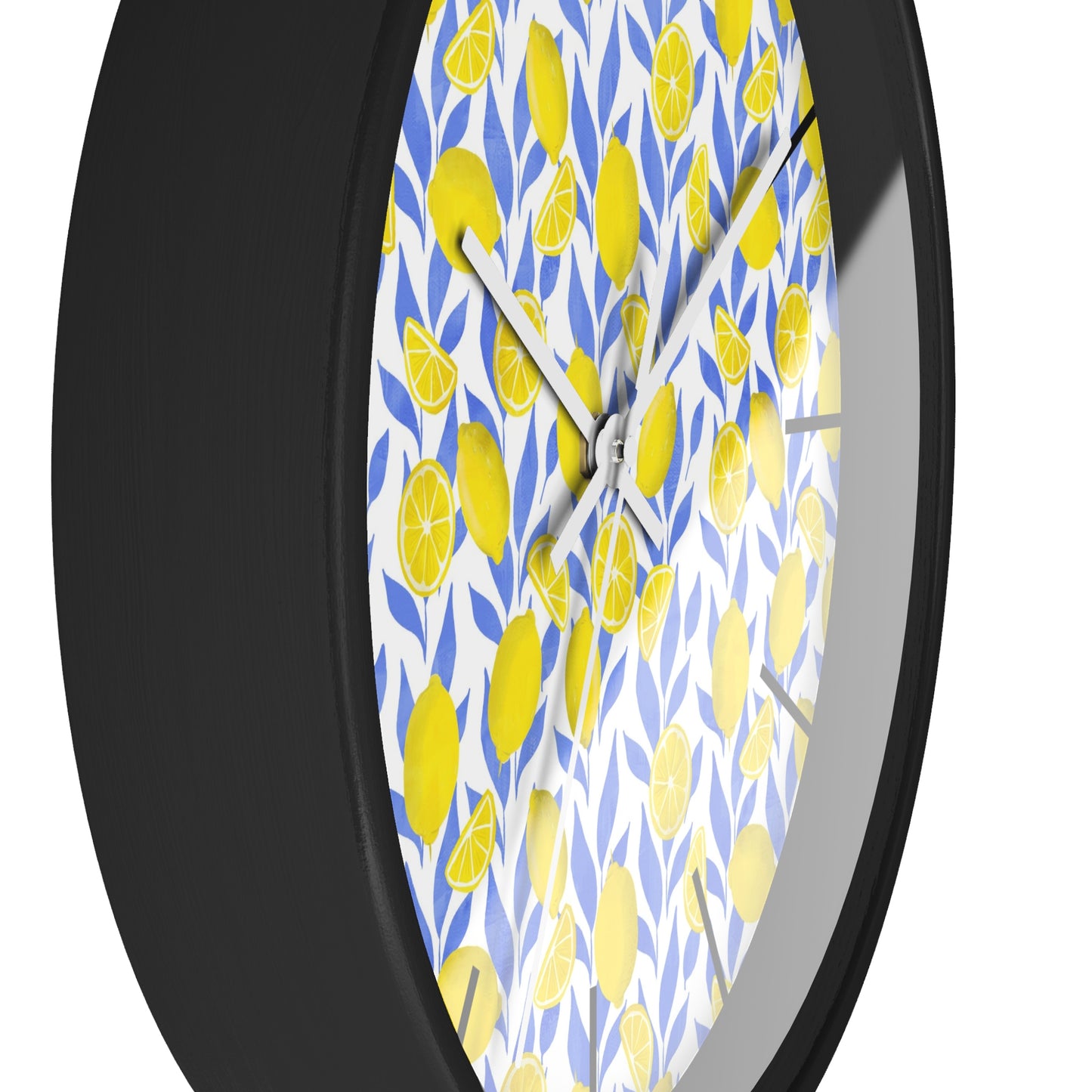 Lemon Print Wall Clock