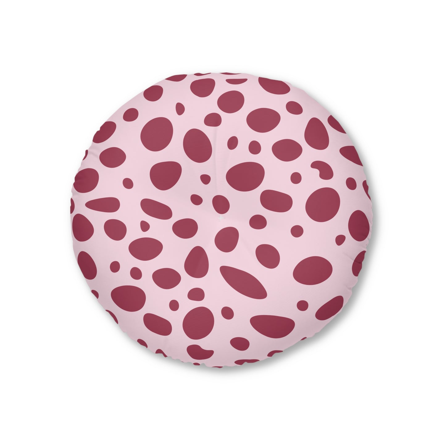 Pink Speckled Round Floor Pillow