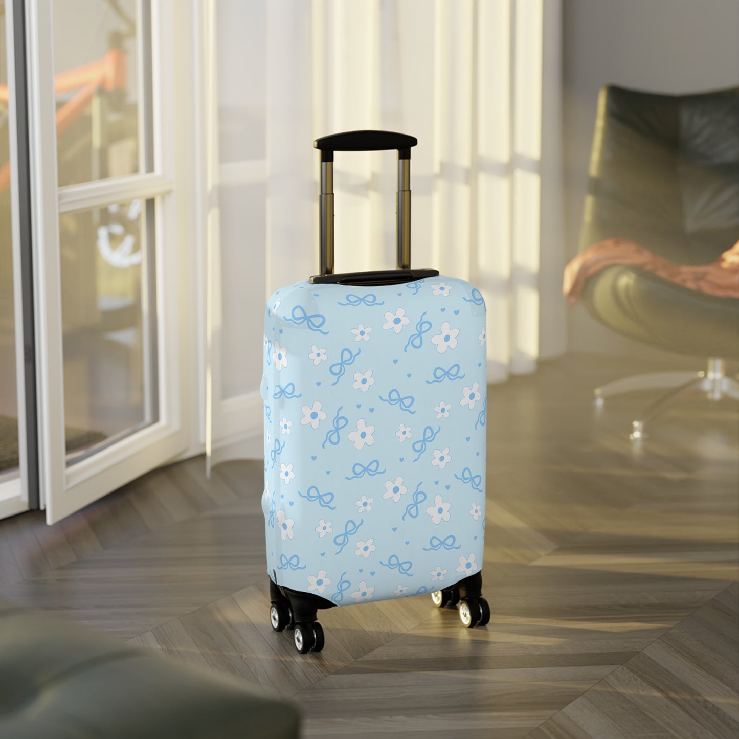 Floral Luggage Cover
