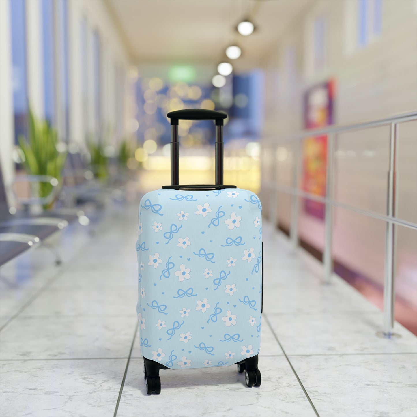 Floral Luggage Cover