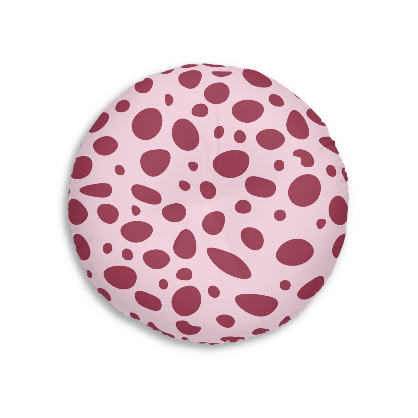 Pink Speckled Round Floor Pillow