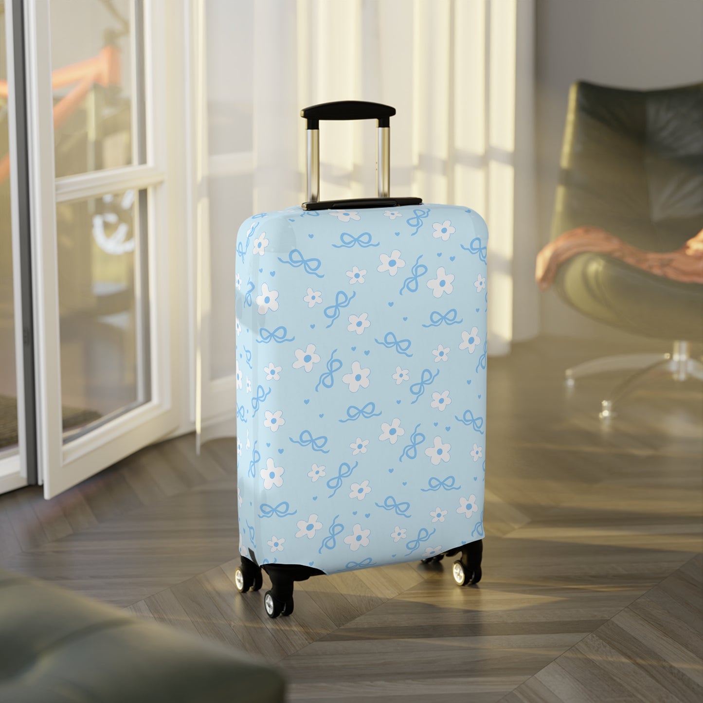 Floral Luggage Cover