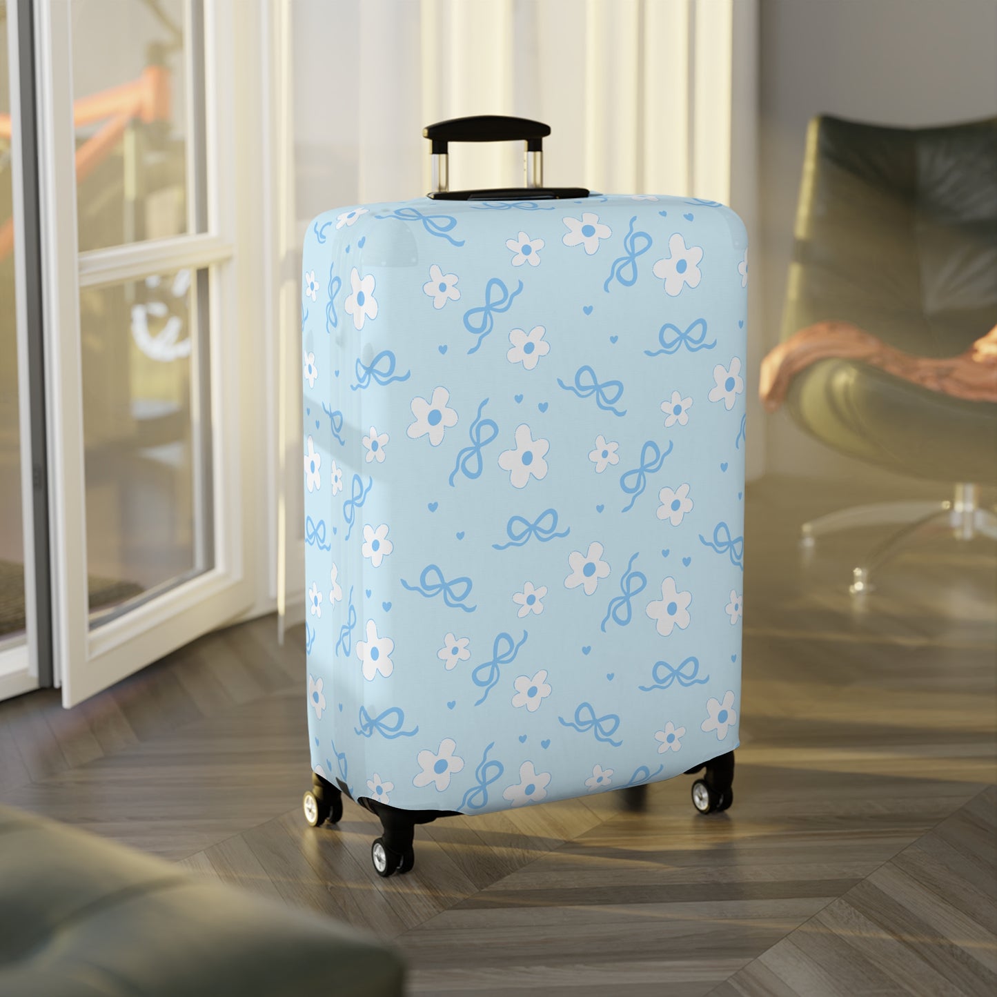 Floral Luggage Cover