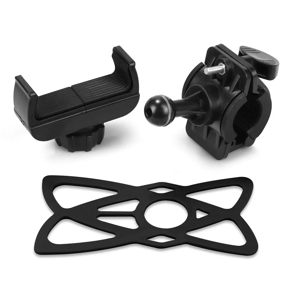 Universal Bike Bicycle Mobile Phone Holder Anti-Slip Motorcycle Handlebar Mount for iPhone 15 14 Samsung Huawei Xiaomi Redmi