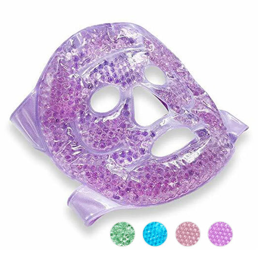 Ice Gel Face Mask Facial Relieve Fatigue Skin Firming Spa Hot Cold Therapy Ice Pack Cooling Massage Beauty Skin Care Tool