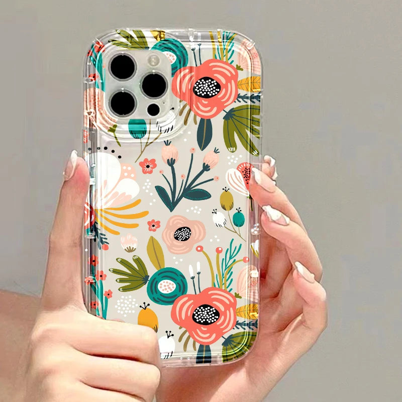 For Samsung Galaxy A54 Flowers Case Samsung A56 A55 A52S A 54 A53 5G A35 A36 A34 A14 A33 A32 A15 A13 A12 A24 A71 A26 Cases Cover