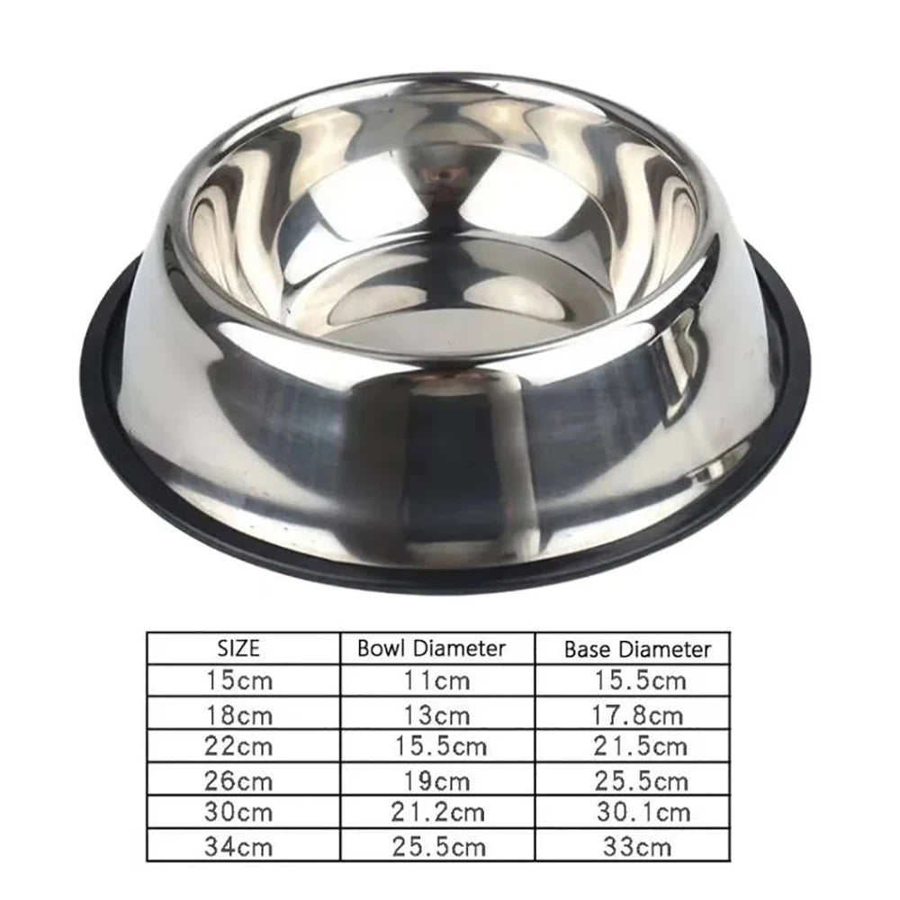 Custom Stainless Steel Pet Dog Bowl Feeder Skidproof Anti-ant Shape Cat Dog Bowls Food Accessories Pet Supplies