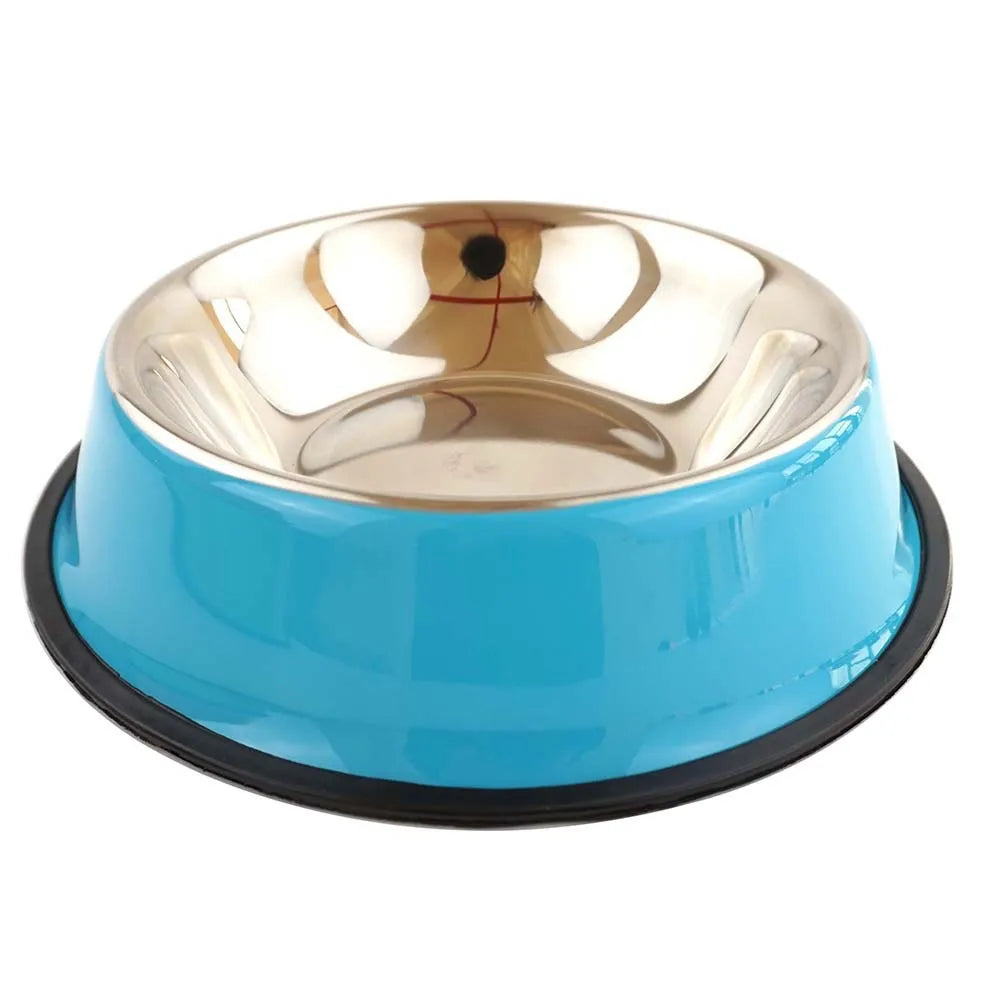 Custom Stainless Steel Pet Dog Bowl Feeder Skidproof Anti-ant Shape Cat Dog Bowls Food Accessories Pet Supplies