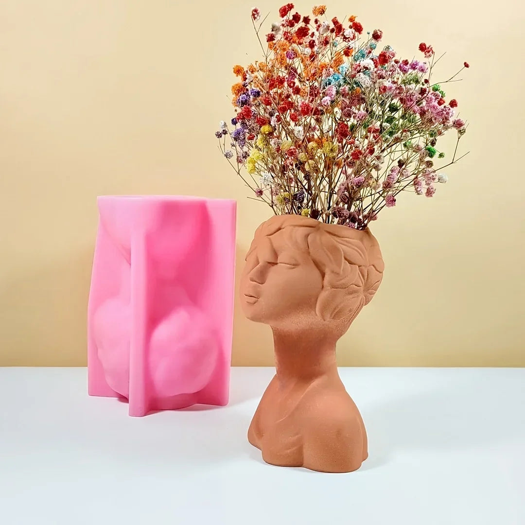 DIY Dance Cloth Shoes Shaped Vase Epoxy Resin Silicone Mold Ballet Foot Vase Concrete Cement Mold Home Decor Vase Gypsum Mold