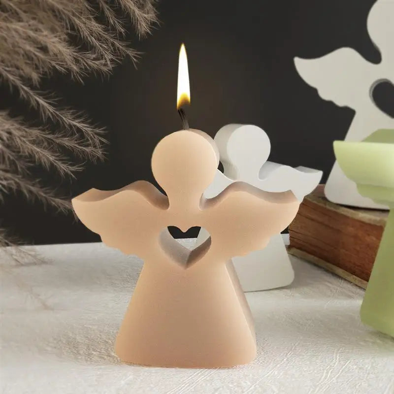 Cute Rabbit Candle Silicone Mold Gypsum Car Mounted Incense Expanding Gypsum Soap Mold Easter Bunny Aromatherapy Candle Mold