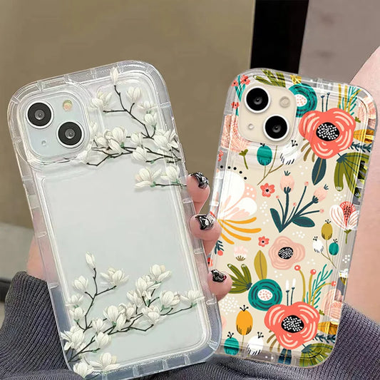 For Samsung Galaxy A54 Flowers Case Samsung A56 A55 A52S A 54 A53 5G A35 A36 A34 A14 A33 A32 A15 A13 A12 A24 A71 A26 Cases Cover