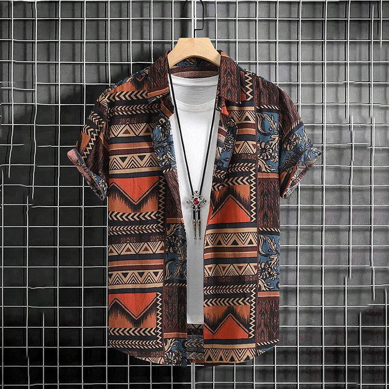 Summer 3D Graffiti Blossom Printed Shirts For Men Children Fashion Streetwear Long Sleeve T Shirt Unisex