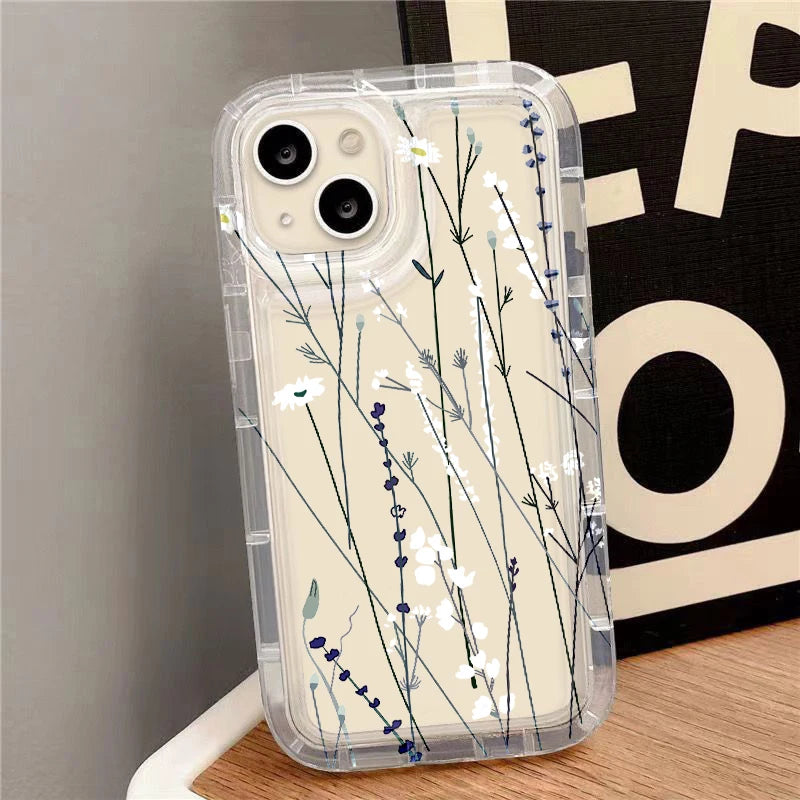 For Samsung Galaxy A54 Flowers Case Samsung A56 A55 A52S A 54 A53 5G A35 A36 A34 A14 A33 A32 A15 A13 A12 A24 A71 A26 Cases Cover