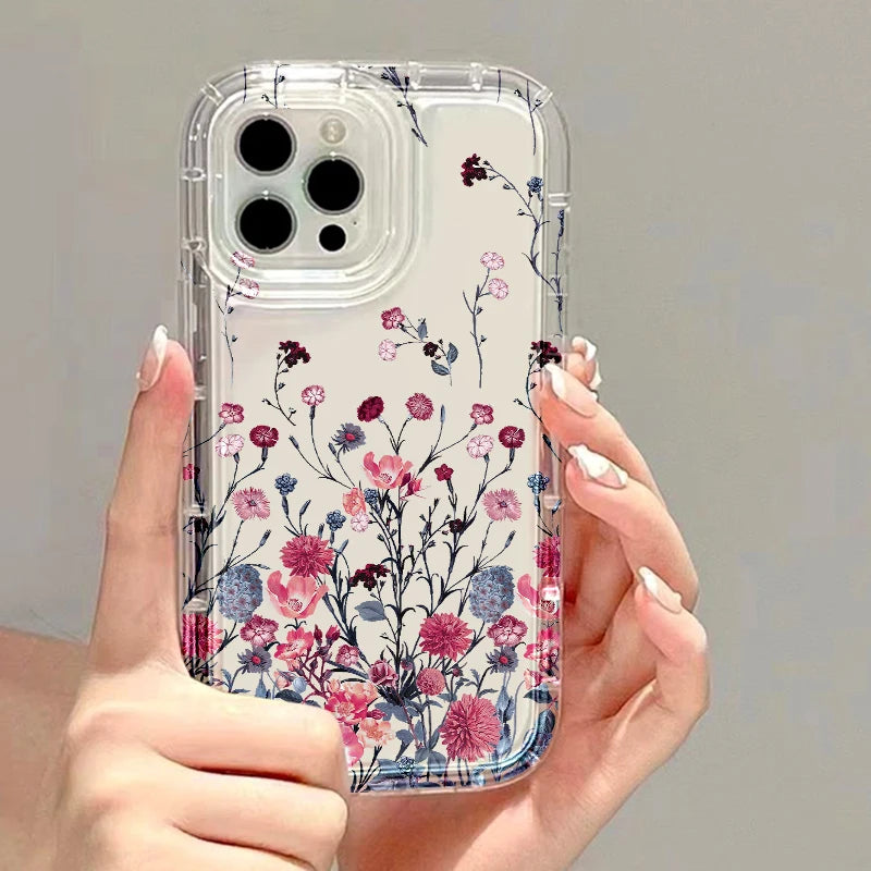 For Samsung Galaxy A54 Flowers Case Samsung A56 A55 A52S A 54 A53 5G A35 A36 A34 A14 A33 A32 A15 A13 A12 A24 A71 A26 Cases Cover